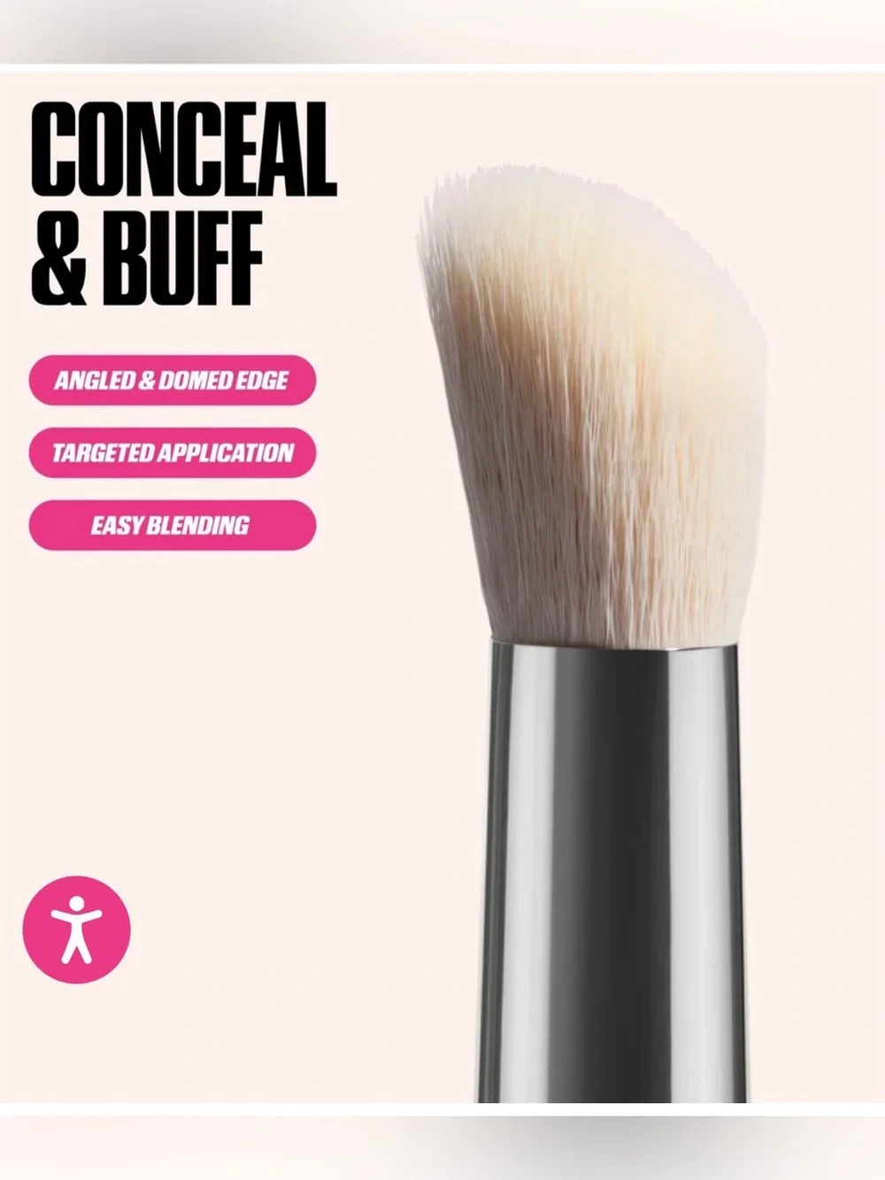 🆕 Huda Beauty Undereye Buff Brush ✨unused in box✨